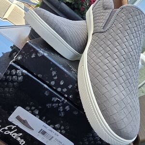 Delman Woven Gray Men's Loafers